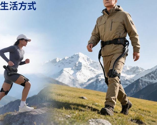 外骨骼户外登山与运动场景